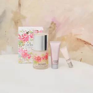 Neck and Decollete Limited Set products in front of its unique packaging on white table